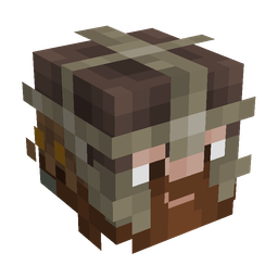 Black skin: head render