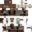 Black skin: raw texture render