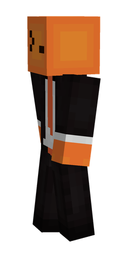 Black skin: body, left side render