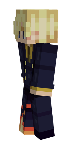 Black skin: body, left side render