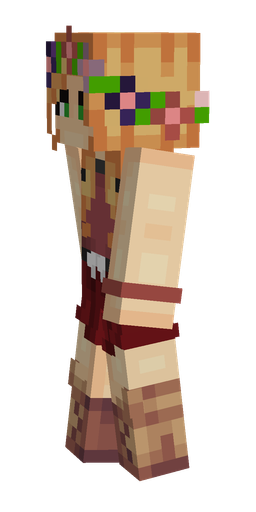 Orange skin: body, left side render