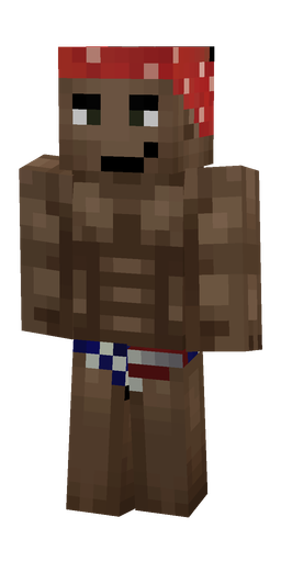 Brown skin: body, front render