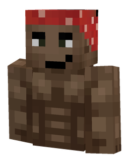 Brown skin: bust render