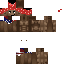 Brown skin: raw texture render
