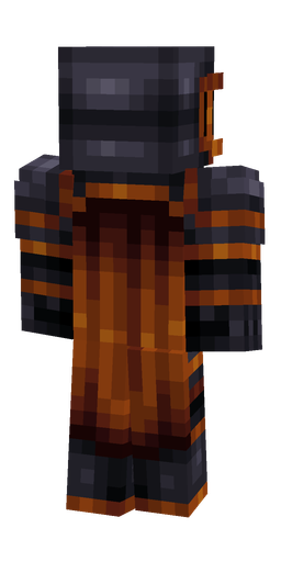Black skin: body, back render