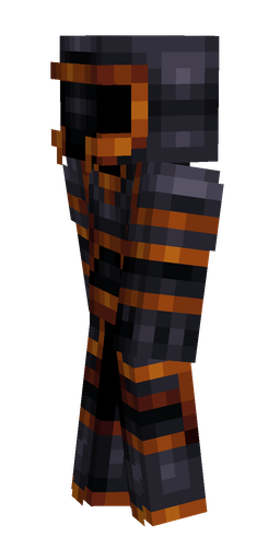 Black skin: body, left side render