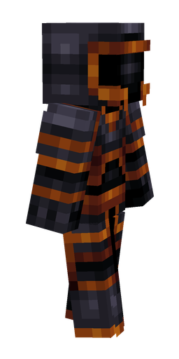 Black skin: body, right side render