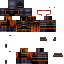 Black skin: raw texture render