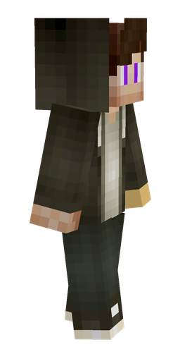 Black skin: body, right side render