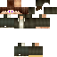 Black skin: raw texture render