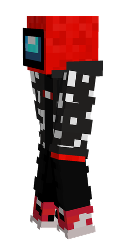 Black skin: body, left side render