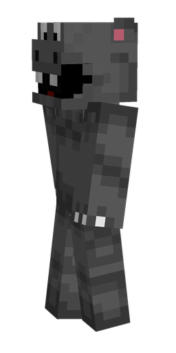 Black skin: body, left side render