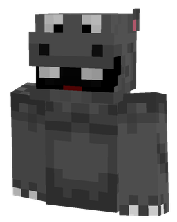 Black skin: bust render