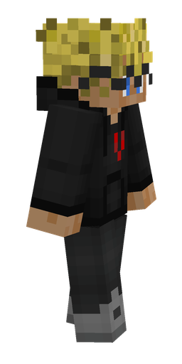 Black skin: body, right side render
