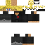 Black skin: raw texture render