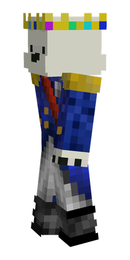Black skin: body, left side render