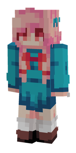 Blue skin: body, front render