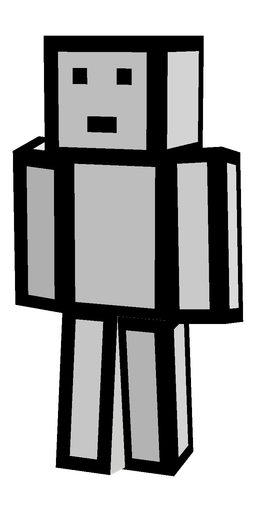 Black skin: body, front render