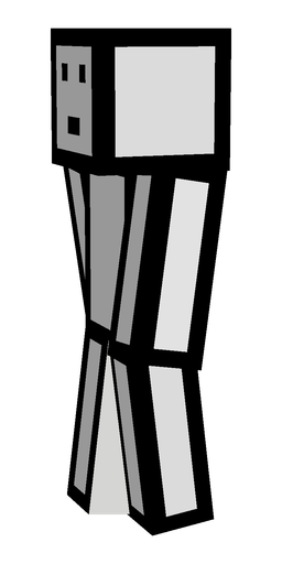 Black skin: body, left side render
