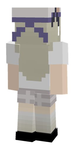 Orange skin: body, back render