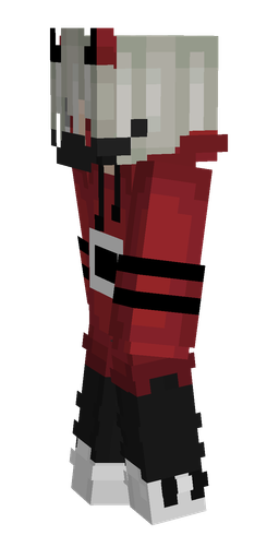 Black skin: body, left side render