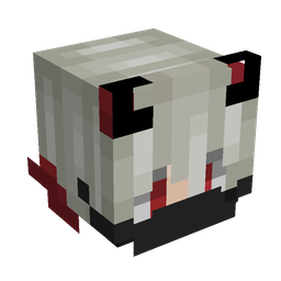 Black skin: head render