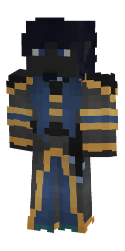 Black skin: body, front render