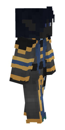Black skin: body, right side render