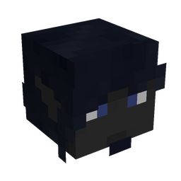 Black skin: head render