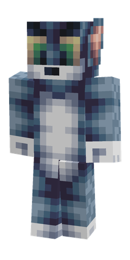 Blue skin: body, front render