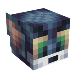 Blue skin: head render