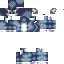 Blue skin: raw texture render