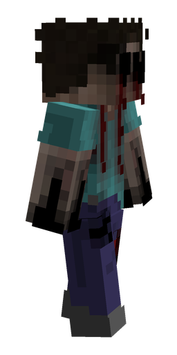 Black skin: body, right side render