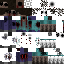 Black skin: raw texture render