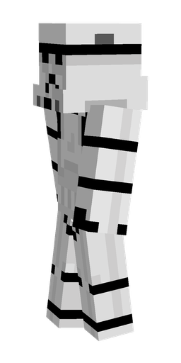 Black skin: body, left side render