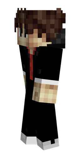 Black skin: body, left side render