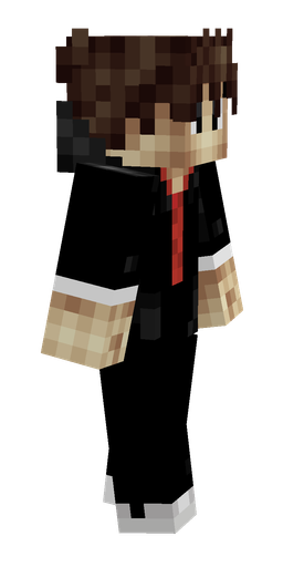 Black skin: body, right side render