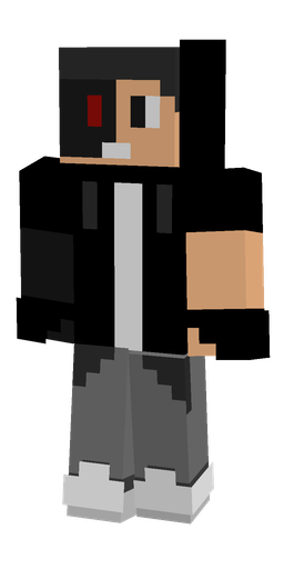 Black skin: body, front render
