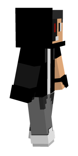 Black skin: body, right side render