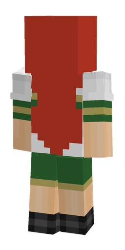 Orange skin: body, back render