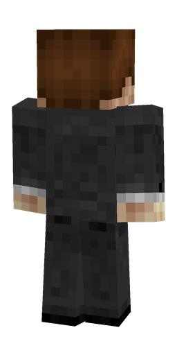 Black skin: body, back render