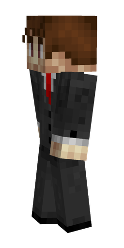 Black skin: body, left side render