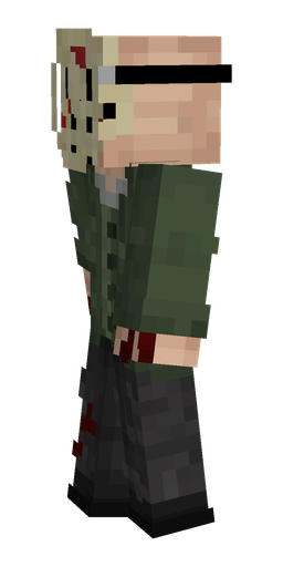 Black skin: body, left side render
