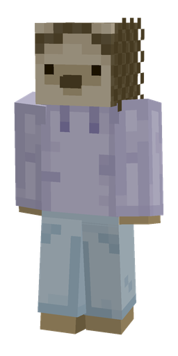 Blue skin: body, front render