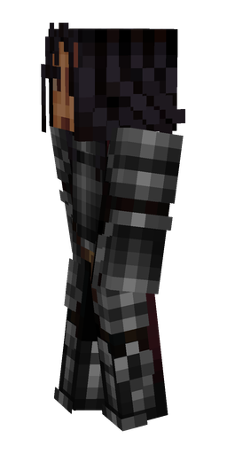 Black skin: body, left side render