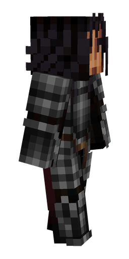 Black skin: body, right side render