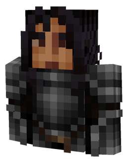 Black skin: bust render