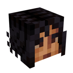 Black skin: head render