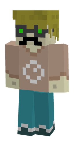 Blue skin: body, front render