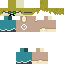 Blue skin: raw texture render